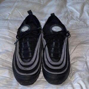 Nike Black and Gray Men's Sneakers 9.5